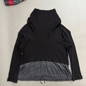 PUBLIC SCHOOL NYC Boxy Silk & Viscose Knit Sweater